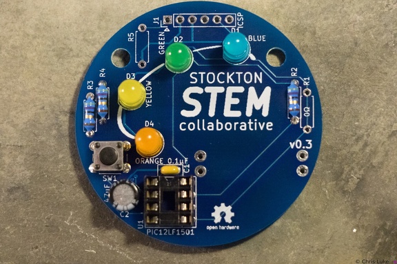 Stockton STEM Badge LEDs